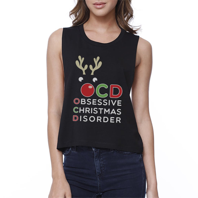 Rudolph OCD Womens Crop Top