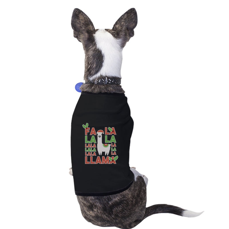 Falala Llama Pet Shirt for Small Dogs Funny Dog Lover X-mas Gifts