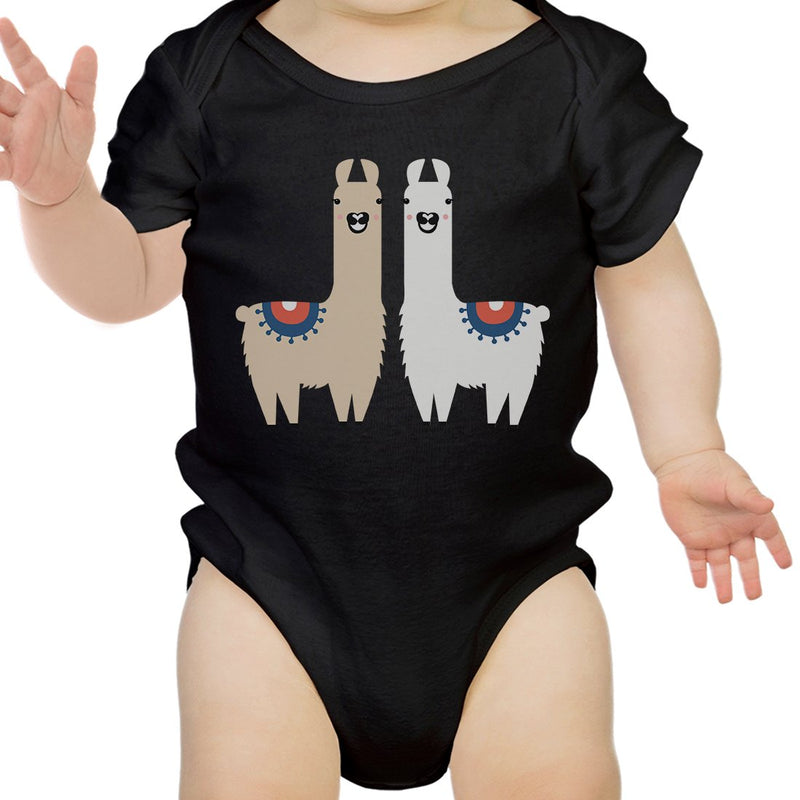 Llama Pattern Baby Bodysuit Gift