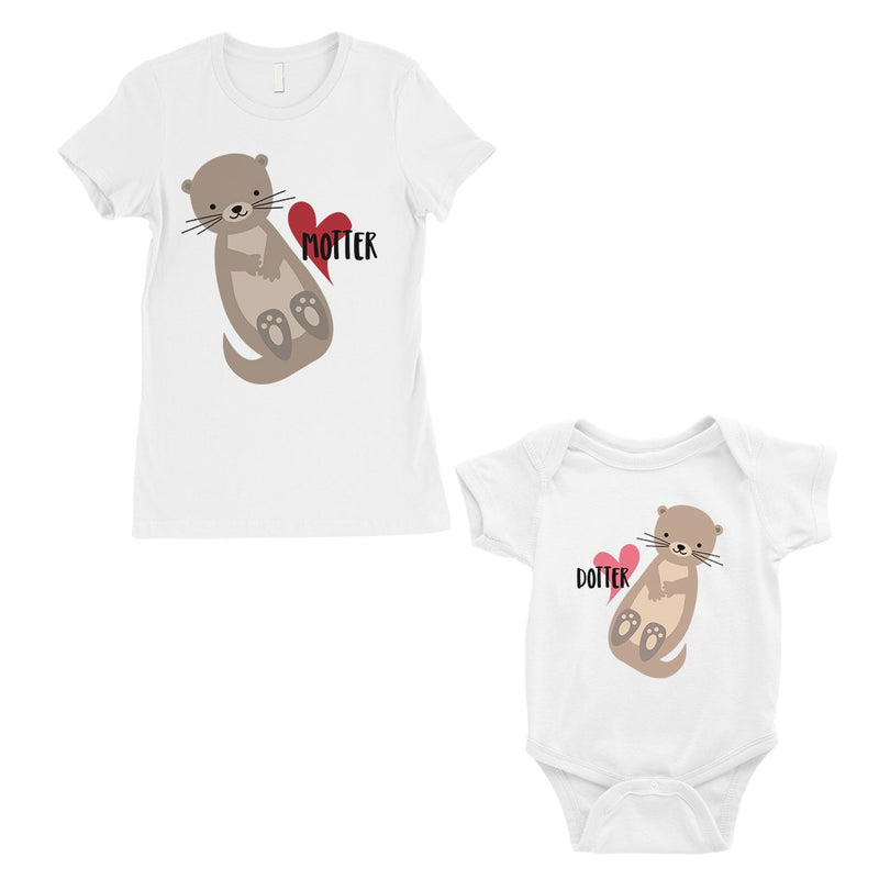 Motter Dotter Mom and Baby Matching Gift Shirts