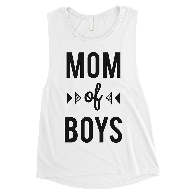 Mom Of Boys Womens Muscle T-Shirt