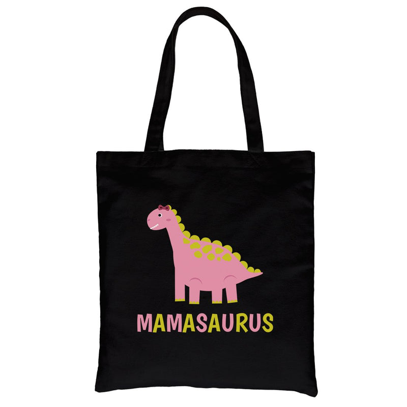 Mamasaurus Dino Heavy Cotton Canvas Bag Unique Mothers Day Gifts