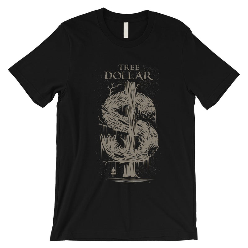Tree Dollar Mens Vintage Style T-Shirt Retro Tee Funny Gift For Him