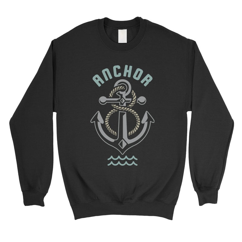 Anchor Hook Unisex Crewneck Sweatshirt Gift Unique Vintage Design