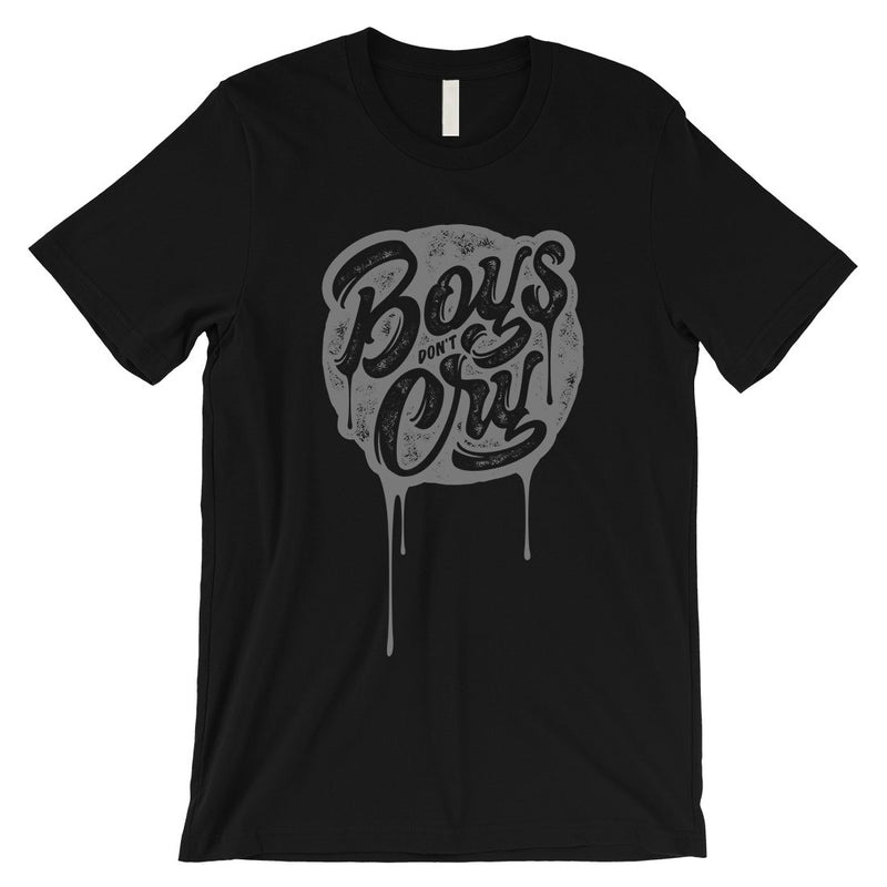 Boys Don't Cry Mens Vintage Style Typographic T-Shirt Gift For Him