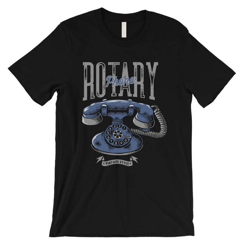 Rotary Phone Mens Vintage Style T-Shirt Funny Retro Grandpa Gifts