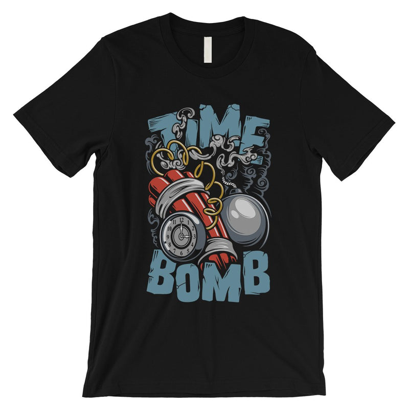 Time Bomb Mens Short Sleeves Gift T-Shirt Unique Graphic Design Tee