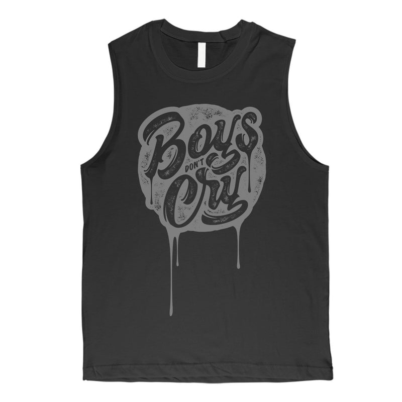 Boys Don't Cry Mens Unique Graphic Muscle Shirt
