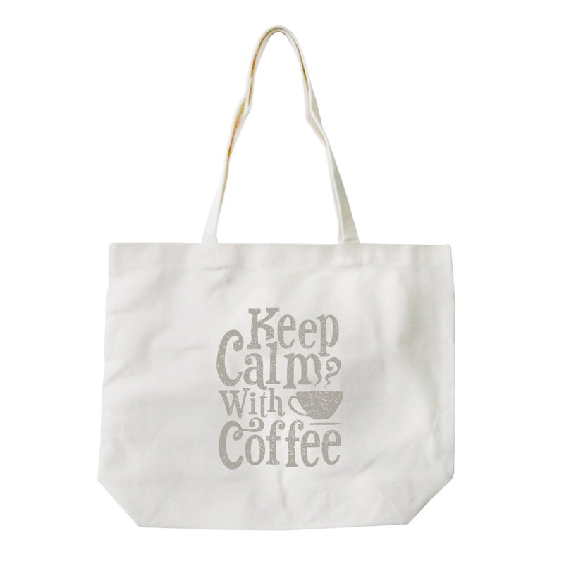 Keep Calm Coffee Canvas Shoulder Bag