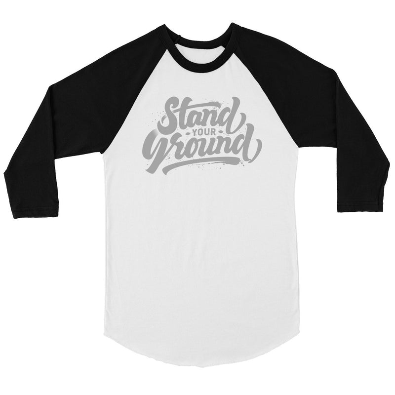 Stand Your Ground Womens Baseball Tee