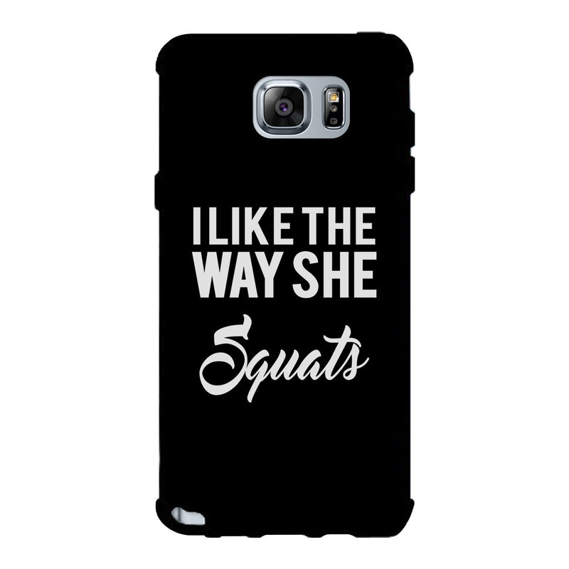 She Squats-LEFT Phone Case Funny Gym Gift Phone Case