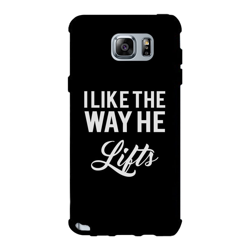 He Lifts-RIGHT Phone Case Cute Workout Gift Phone Case Slim Fit