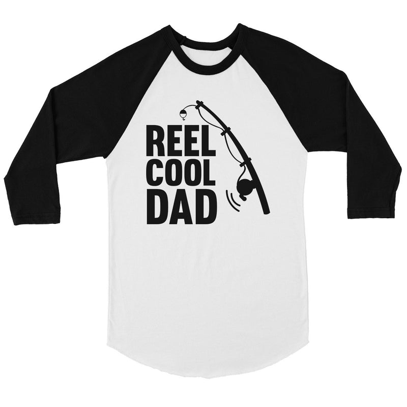 Reel Cool Dad Mens Baseball Shirt