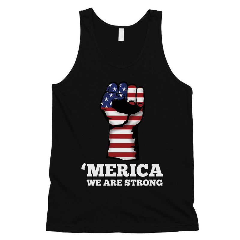 Merica We Strong Tank Top Mens 4th Of July Graphic Tank Top Gift