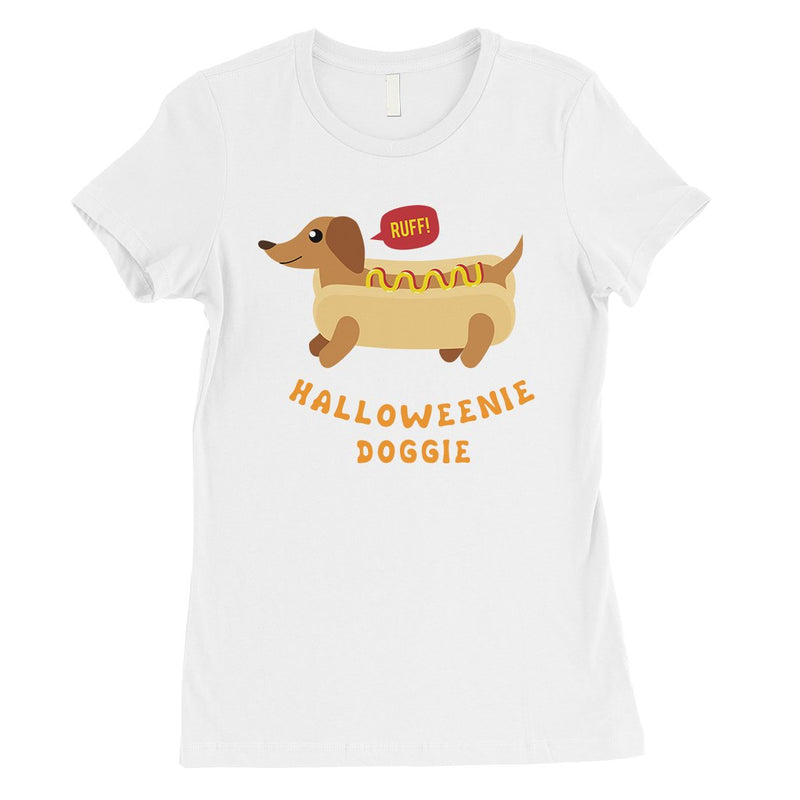 Halloweenie Doggie Womens T-Shirt