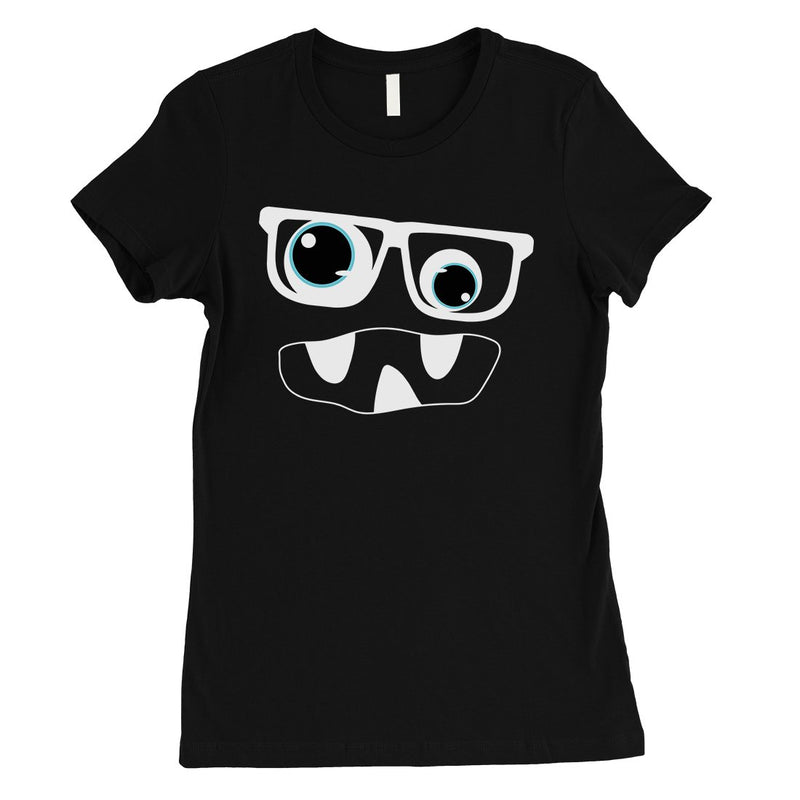 Monster With Glasses Womens T-Shirt