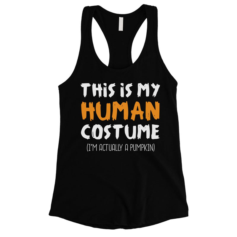 This Is My Human Costume Womens Tank Top