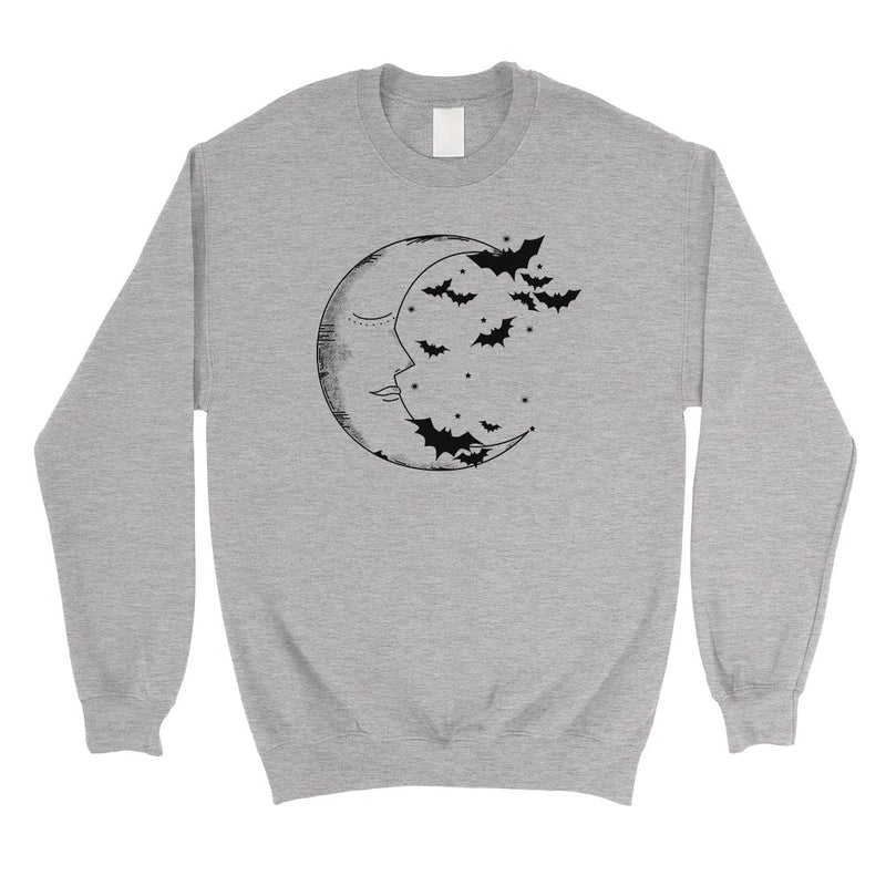 Moon And Bats Unisex Crewneck Sweatshirt