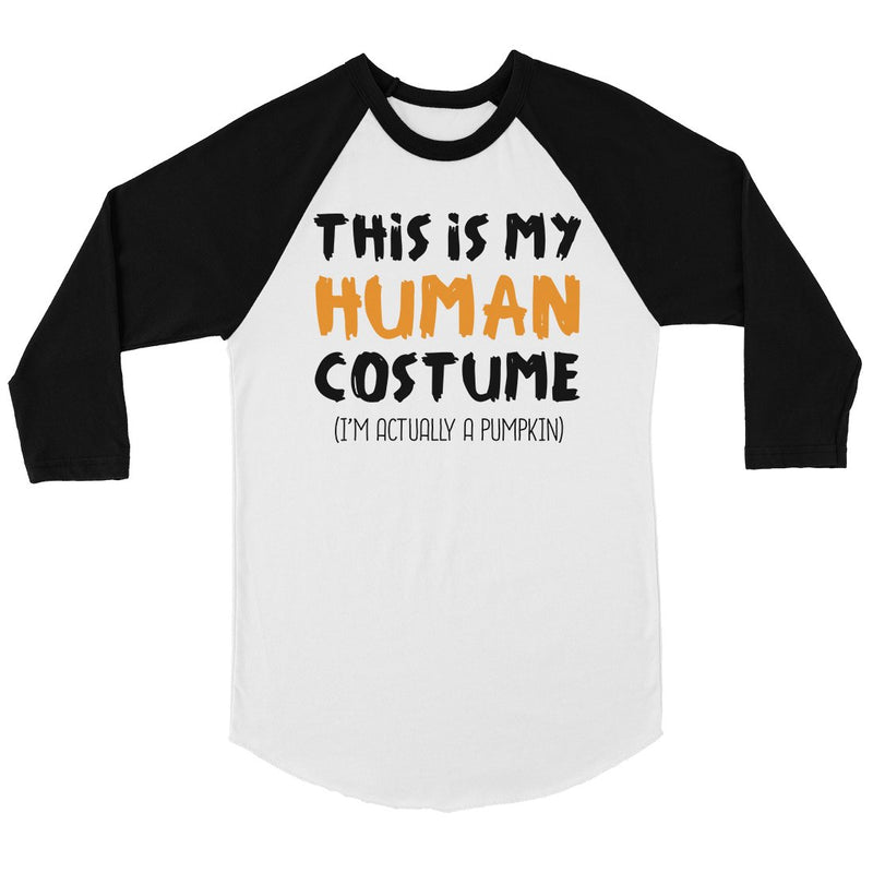This Is My Human Costume Mens Baseball Shirt