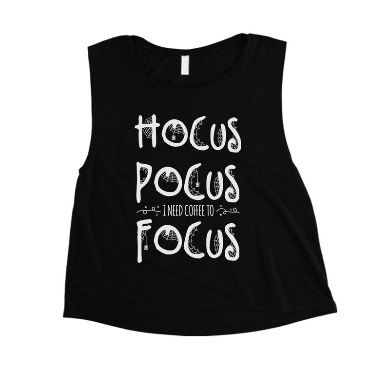 Hocus Pocus Focus Womens Crop Top