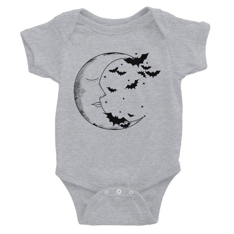 Moon And Bats Baby Bodysuit Gift
