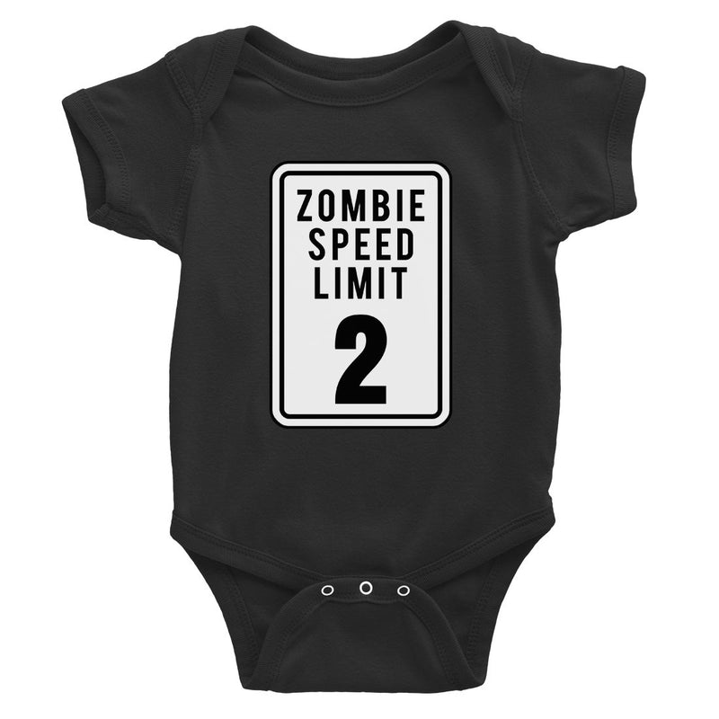 Zombie Speed Limit Baby Bodysuit Gift