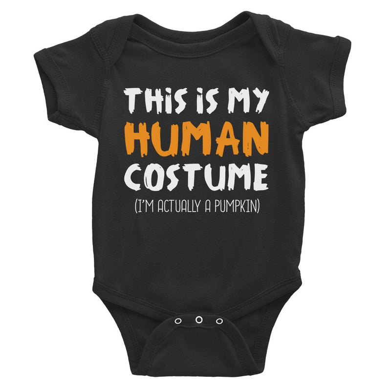 Human Costume Pumpkin Baby Bodysuit Gift