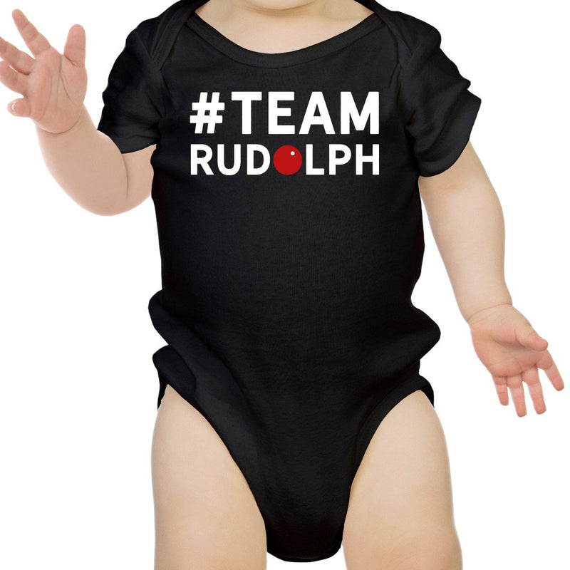 #Team Rudolph Baby Bodysuit Christmas Infant Bodysuit Holiday Gift
