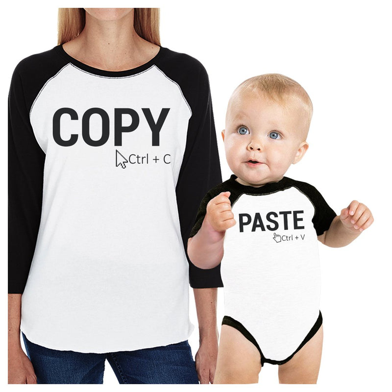 Copy And Paste Mom and Baby Matching Baseball Shirts For New Moms