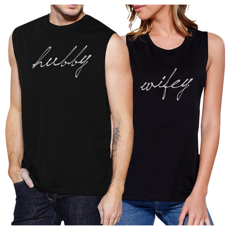 Hubby Wifey Couples Muscle Tank Tops Unique Anniversary Gift Ideas