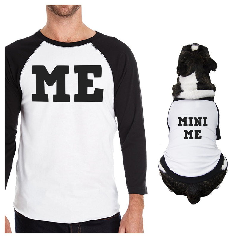 Mini Me Small Pet and Dad Matching Baseball Jerseys Dog Lover Gifts