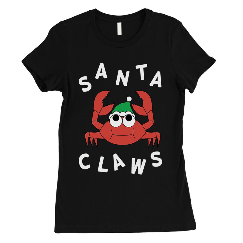 Santa Claws Crab Womens T-Shirt