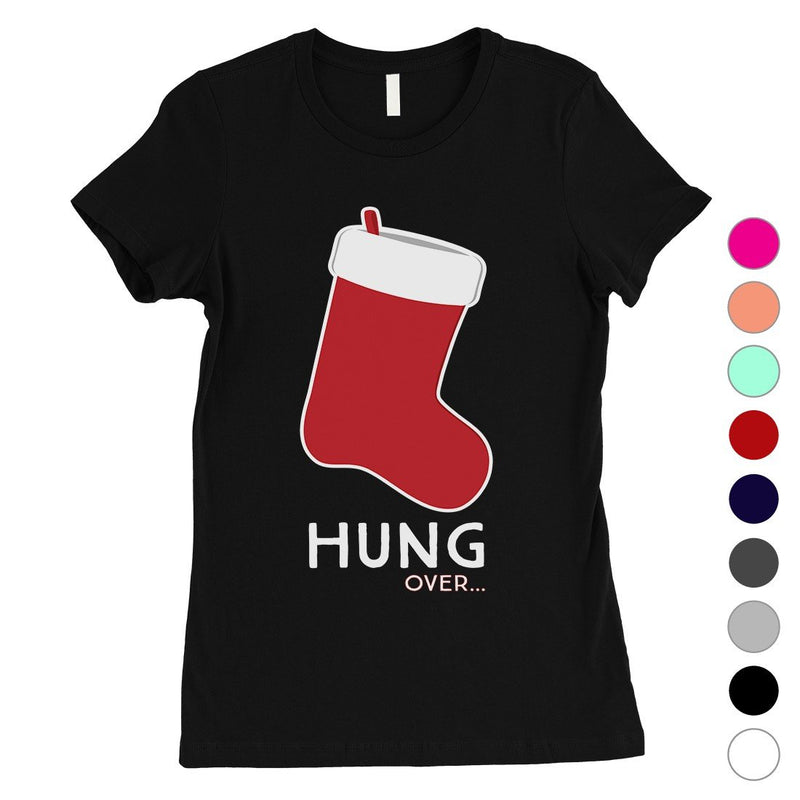 Hungover Christmas Stocking Womens T-Shirt