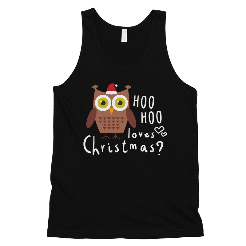 Hoo Christmas Owl Mens Tank Top