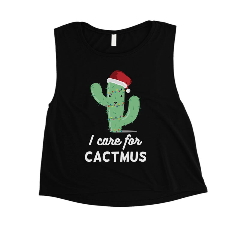 Care For Cactmus Womens Crop Top
