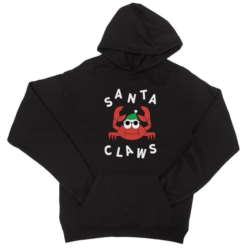 Santa Claws Crab Unisex Pullover Hoodie