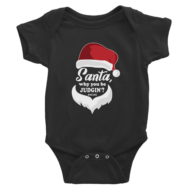 Santa Be Judging Baby Bodysuit Gift