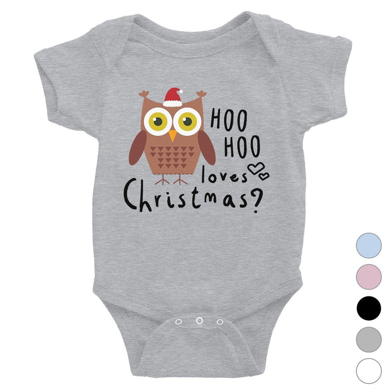 Hoo Christmas Owl Baby Bodysuit Gift