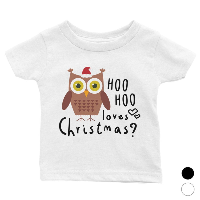 Hoo Christmas Owl Baby Gift Tee