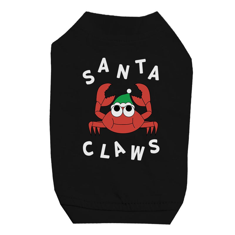 Santa Claws Crab Pet Shirt for Small Dogs