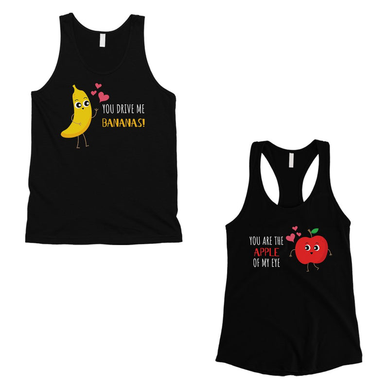 Drive Me Bananas Matching Couple Tank Tops Cute Valentines Day Gift