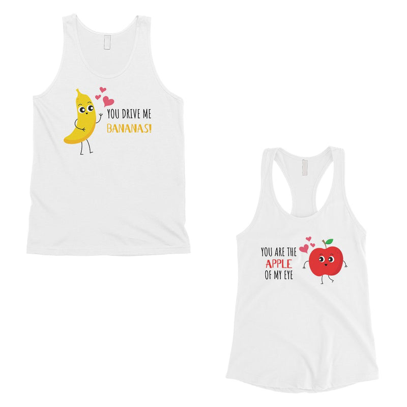 Drive Me Bananas Matching Couple Tank Tops Cute Valentines Day Gift