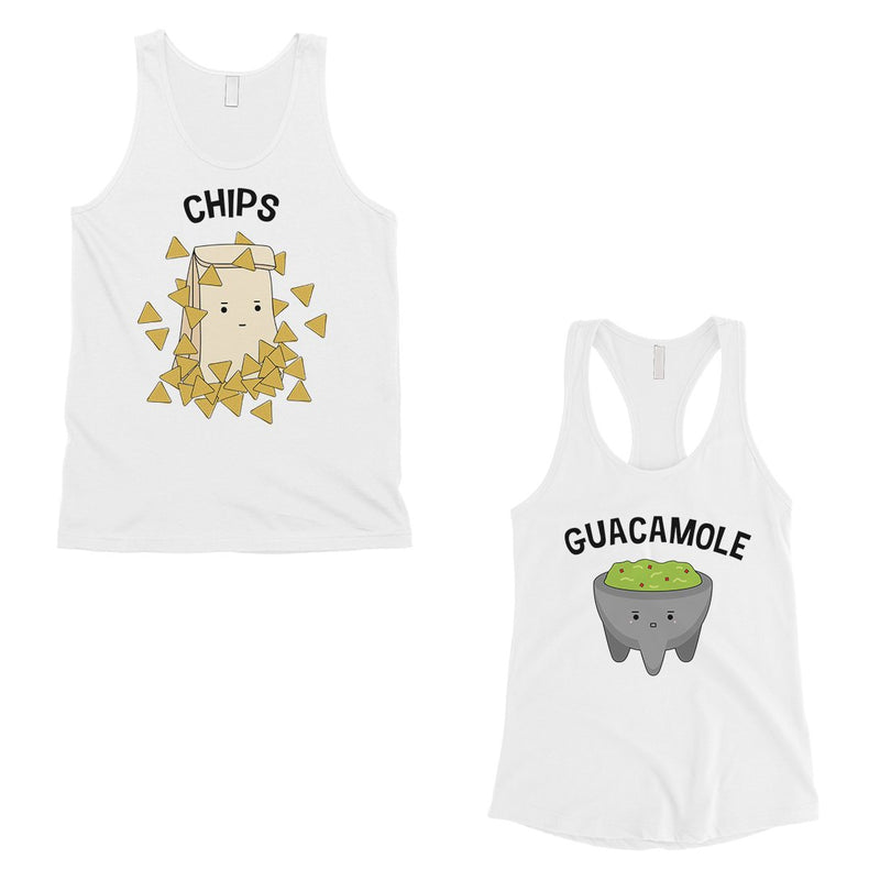 Chips & Guacamole Matching Couple Tank Tops Funny Wedding Gift