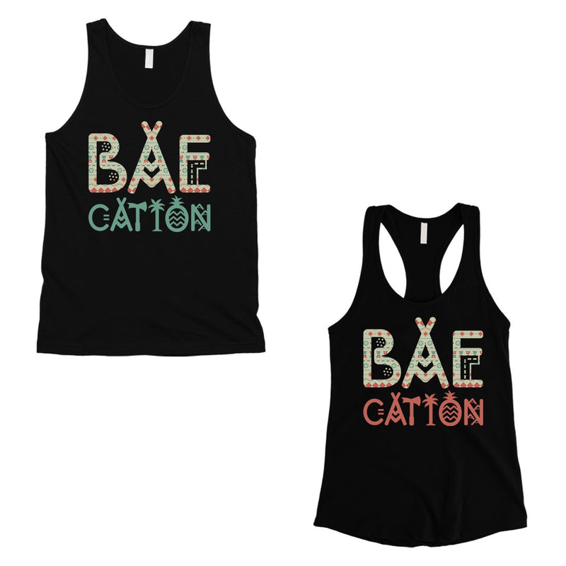 BAEcation Vacation Matching Couple Tank Tops Unique Newlywed Gifts