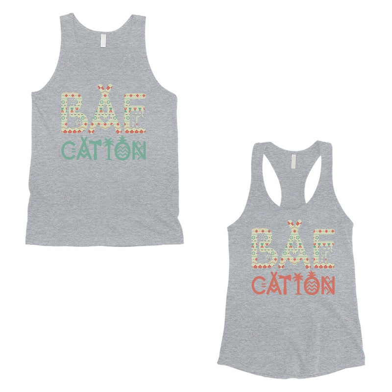 BAEcation Vacation Matching Couple Tank Tops Unique Newlywed Gifts