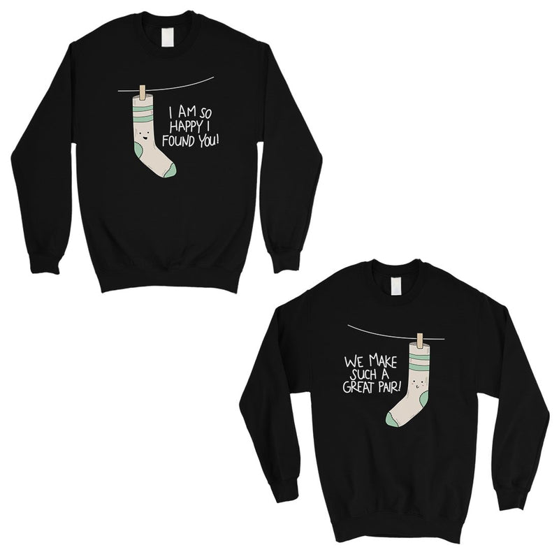 Socks Great Pair Matching Sweatshirt Pullover Cute Anniversary Gift