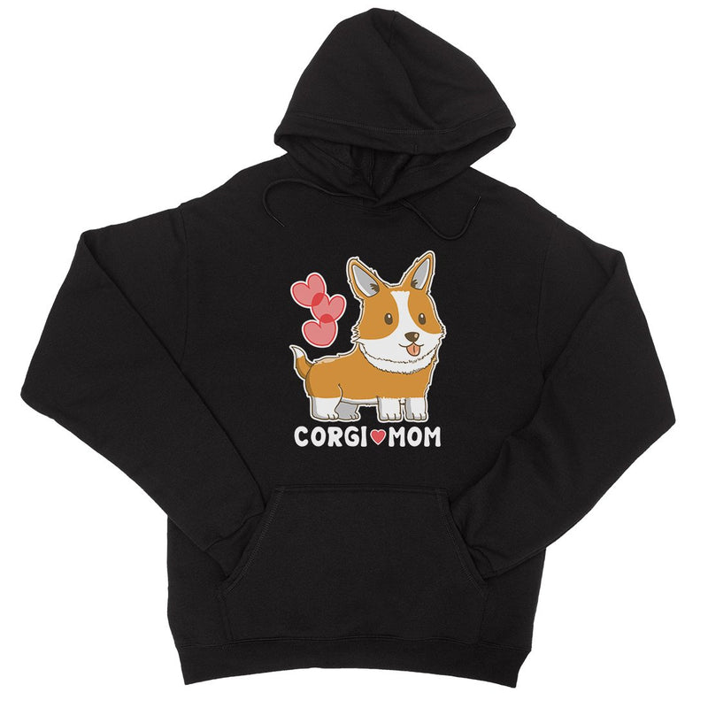Corgi Mom Unisex Pullover Hoodie Valentine's Day Cogi Lovers Gift