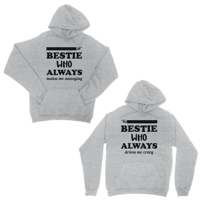 Bestie Always Matching Tops Unisex Pullover Hoodies For BFF Gift