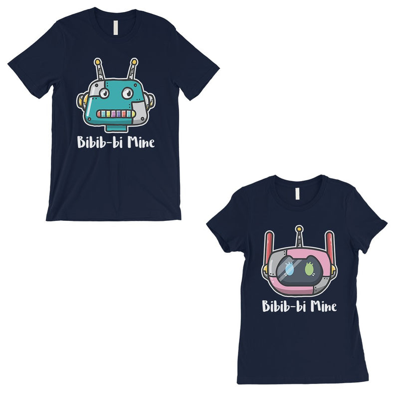 Bibib-bi Mine Matching T-Shirts Navy Valentine's Day Matching Gift