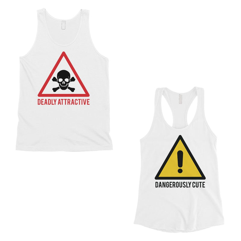 Attractive & Cute Matching Tank Tops Couples Valentine's Day Gift